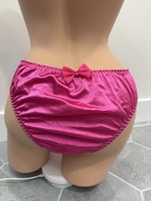 NEW Liquid Satin Pink Silky Hipster Panties X-Large