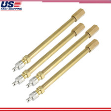4pcs 120mm4.72 Brass Car Tire Valve Extension Adaptor Air Tyre Stem Size 120mm