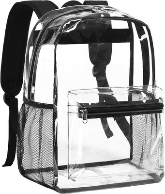 Vorspack Heavy Duty Clear Backpack - Large Clear Backpacks for School See Throug