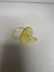 VINTAGE ORIGINAL 1980's CABBAGE PATCH KIDS YELLOW HARD PLASTIC DOLL PACIFIER