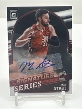 2021-22 Panini Donruss Optic Max Strus Signature Series Auto #SS-MSR