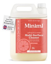 Miniml Eco Multi Surface Cleaner General Purpose Spray 5L Refill Blood Orange 3.96 per litre