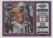 2023 Panini Chronicles Draft Picks Purple Prizm 14/49 Hendon Hooker #24 z7j