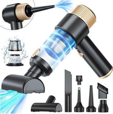Handheld Vacuum Cleaner Cordless, 4 In 1 Car Vacuum Cleaner Portable Air Duster