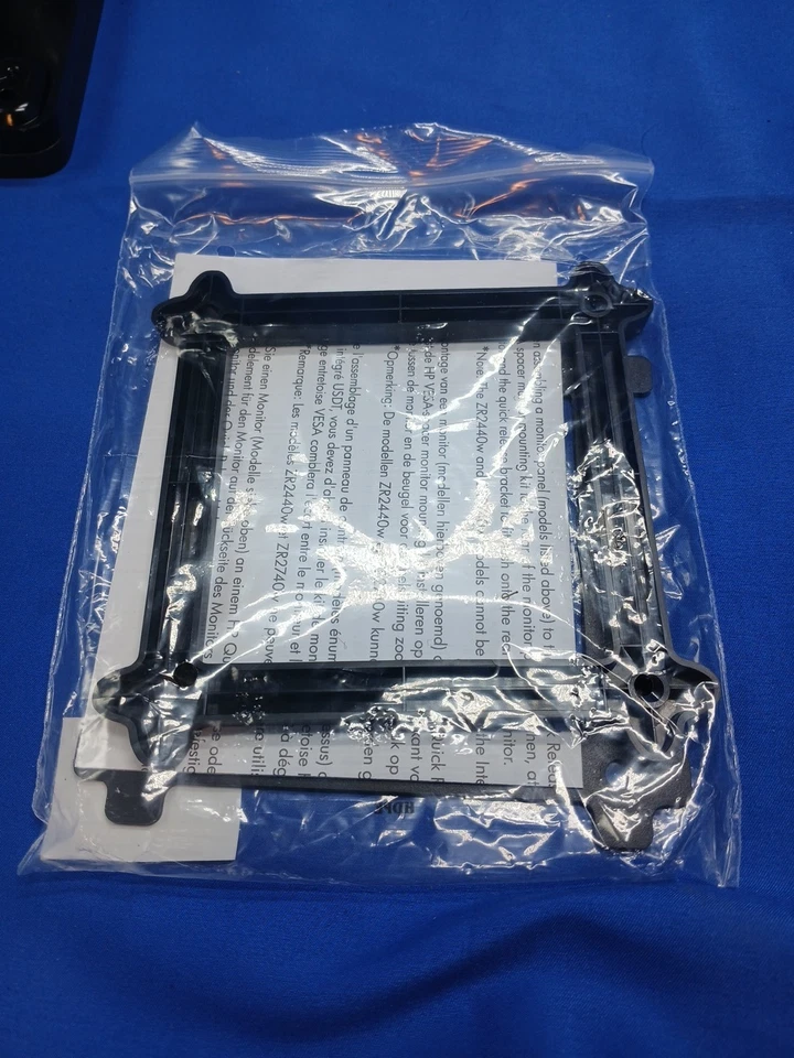 HP 100mm X 100mm VESA Monitor Mount  Plastic Adapter W Quick Release Mount... - Image 4 of 4