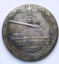 WW2 Eisenbahngesch&uuml;tz Dora Medaille 2. Weltkrieg Repro 5cm 35g