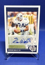 2024 EVERSON WALLS PANINI SCORE #81 BASE AUTO AUTOGRAPH