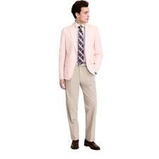 Tommy Hilfiger Mens Modern fit Linen Sport Coat Blazer 44 L Pink Solid