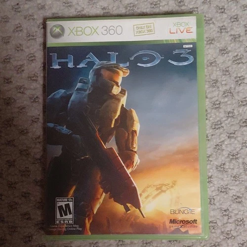 Halo 3 Xbox 360 Microsoft Multiplayer Xbox Live Shooter Complete Case & Manual
