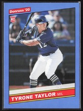 Tyrone Taylor 2020 Donruss #253 RC Milwaukee Brewers