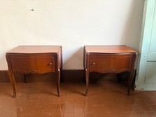 COPPIA COMODINI VINTAGE IN ARTE POVERA