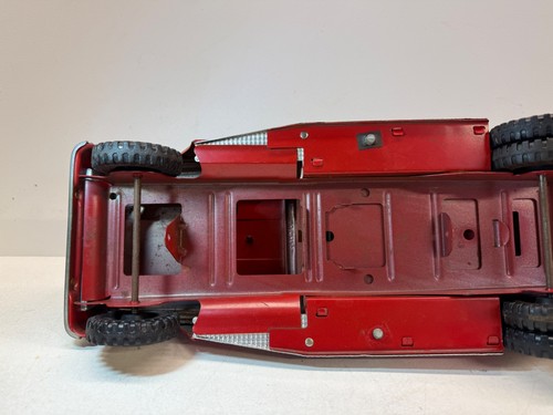 TONKA FIRE TRUCK No. 926 PUMPER 1960'S PRESSED STEEL AND FIRE HYDRANT VINTAGE - Picture 18 of 19