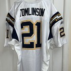 LaDainain Tomlinson HOF White Chargers Reebok On Field Jersey Sz 58 3XL NWT
