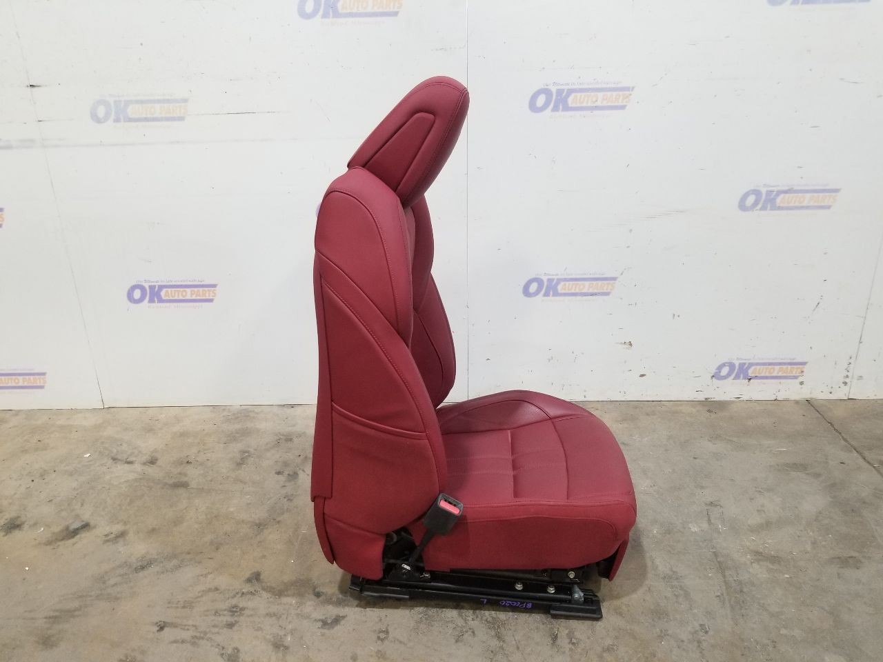 22 2022 MASERATI LEVANTE SEAT FRONT LEFT DRIVER RED LEATHER 