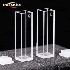 1pcs 10mm Fluorescence Quartz Cuvette 3.5mL For Fluorescence Spectrometer Cell