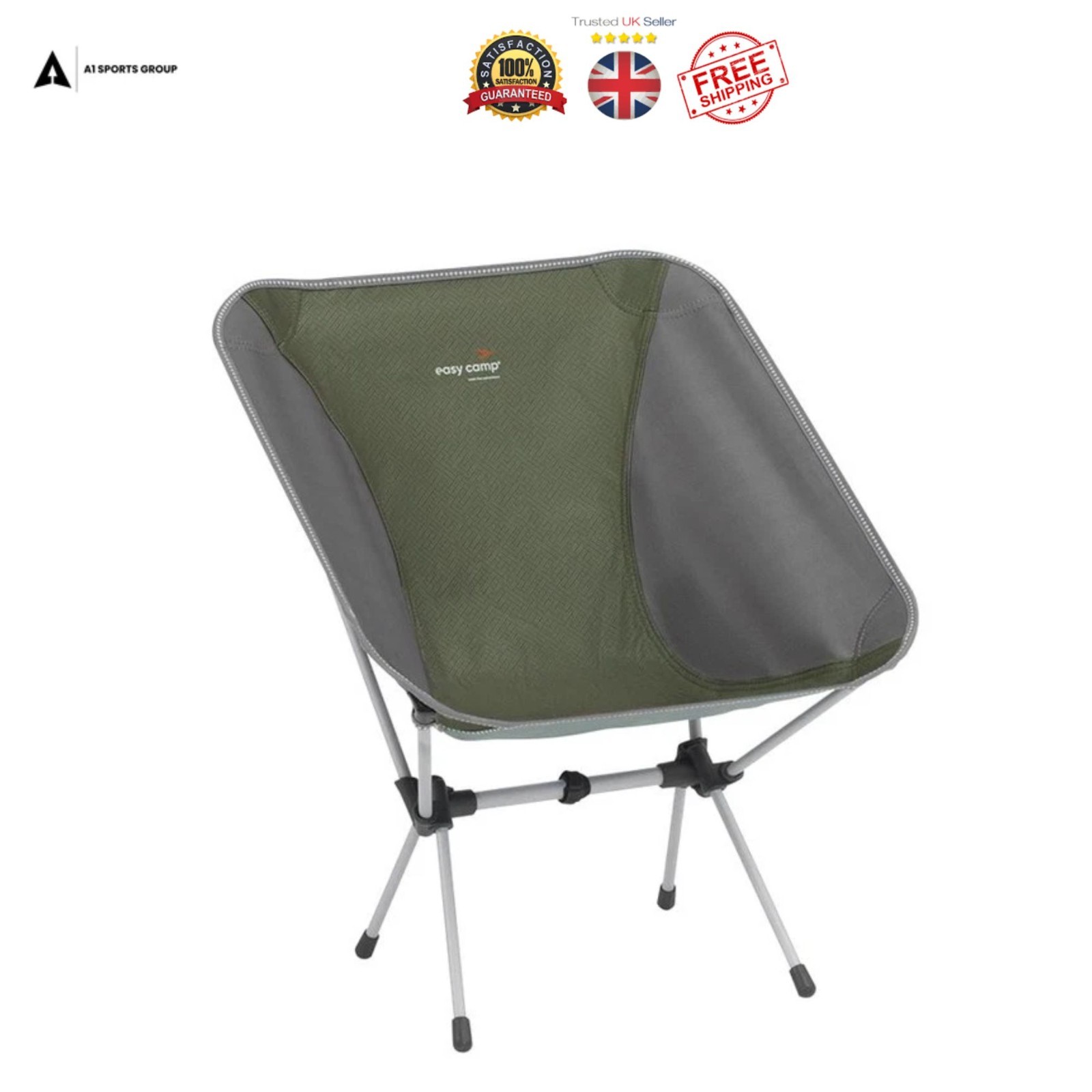 Easy Camp Willow Compact Chair Foldable Camping Fishing Festival Outdoor Chair
