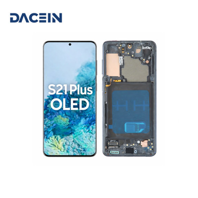 OLED Display für Samsung Galaxy S21 Plus mit Rahmen Schwarz+TOOL+Garantie