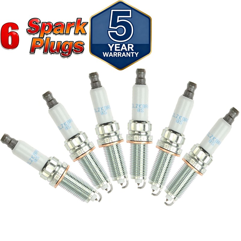 6Pcs Laser Iridium For NGK BMW 12120039664 97506 Spark Plugs SILZKBR8D8S