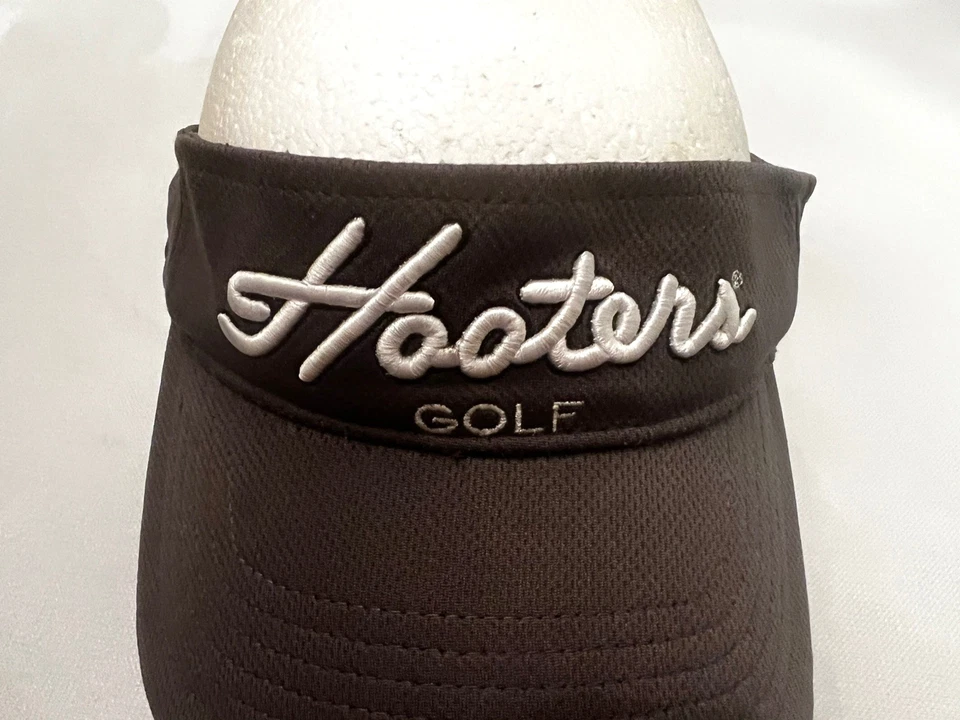 HOOTERS GOLF Visera Ajustable Doble Logo HG Verde Oliva Bordado John Daly Foto 2 de 4