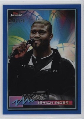 2021 Topps Finest Blue Refractor /150 Isaiah Rider #26 9o3