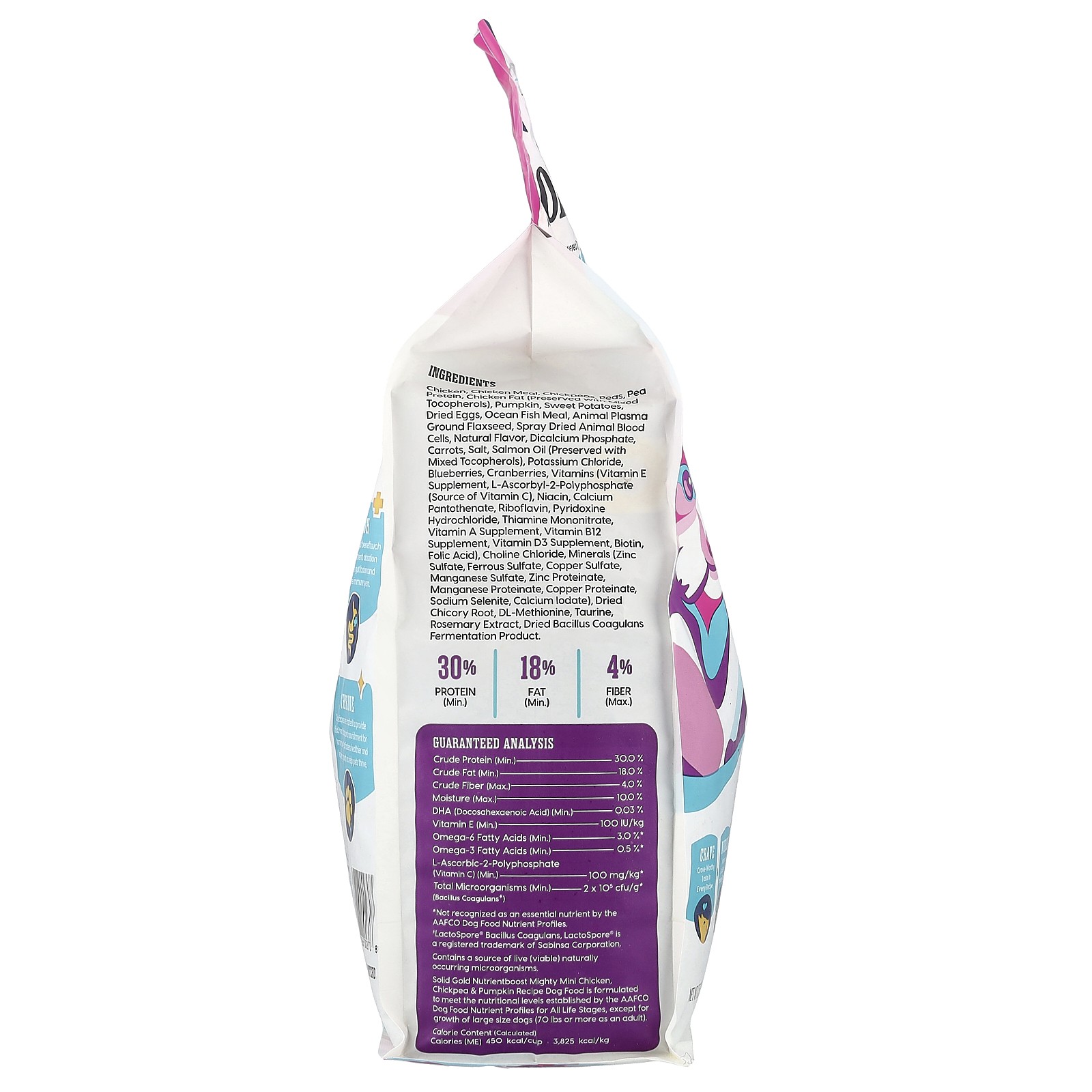 Mighty Mini&trade;, For Toy & Small Breed Dogs, Chicken, Chickpea & Pumpkin Recipe,