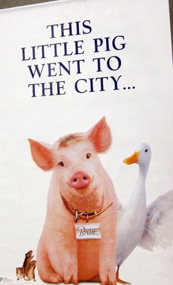 Babe - Pig In The City - Banner/Kinobanner 160cm x 110cm