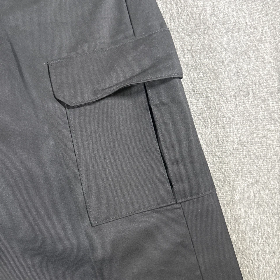 Pantalones cargo Red Kap para hombre 34x30 ropa de trabajo mecánico fontanero utilitario negros Foto 3 de 4