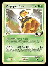 Pokemon TCG Vespiquen E4 Grass Rare Rising Rivals 35/111 LP