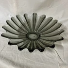 Vintage 1965 Federal Glass Celestial Smoke MCM Art Glass Bowl Free Shipping!