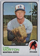1973 Topps #331 Carl Morton in EX Condition Expos