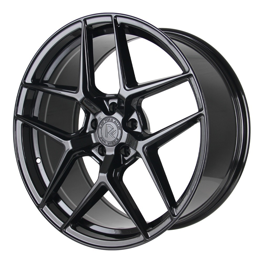 RF6 20 inch STAGGERED Gloss Black Rims fits MASERATI GRANTURISMO S