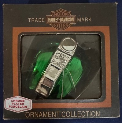 Harley-Davidson Gas Tank Ornament by Cavanagh, Green