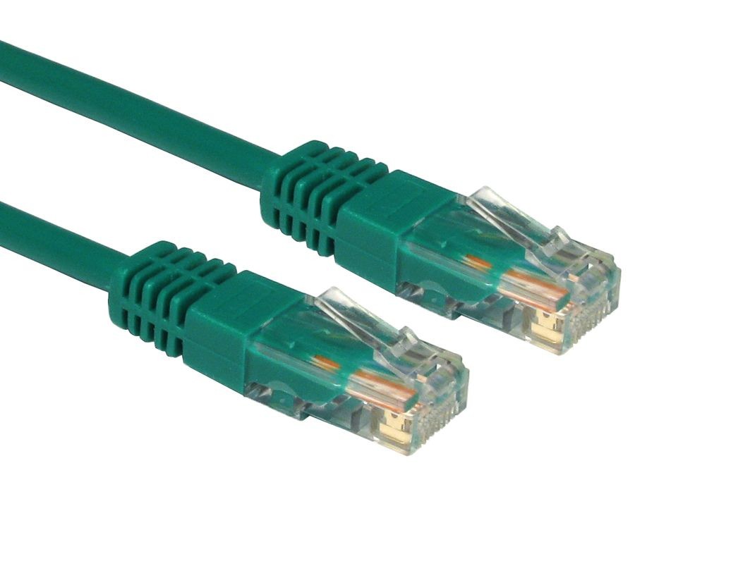CMS Cables 20m Cat5e Networking Patch Cable - Green