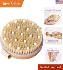 Dry Brushing Body Brush Lymphatic Drainage, Dry Skin, Cellulite, Blood Circ...
