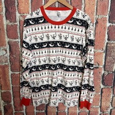 Hanna Andersson Disney Nightmare Before Christmas Fair Isle Pajama Top Adult L