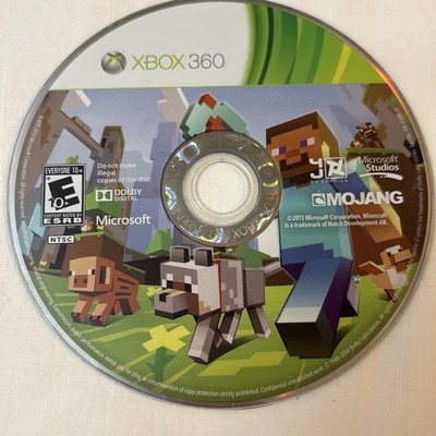 Xbox 360 Minecraft Game Disc ONLY Mojang