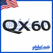 For 2014-2024 Infiniti QX60 Rear Liftgate Letter Badge Emblem Badge Black