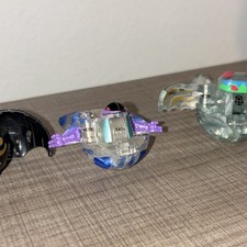 8 Bakugan with metal vintage case translucent extremely rare 
