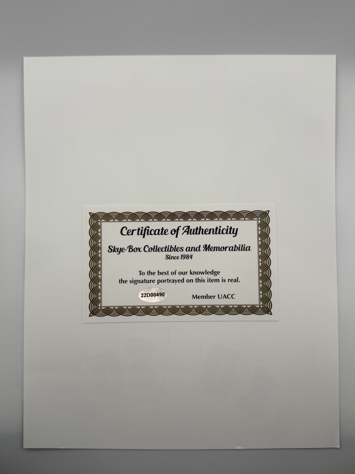 Autographed Ted Williams Signed 8x10 Photo w/COA Boston Red Sox