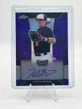 2018 Leaf Metal Draft - Cadyn Grenier #BA-CG1 Purple /25 (AU, RC) Purple