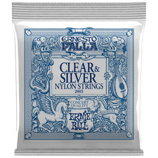Ernie Ball Ernesto Palla Clear Silver Nylon Classical Strings 2403