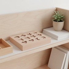 Wooden Shape Matching Board Sorting Game Color Matching Game for Preschool