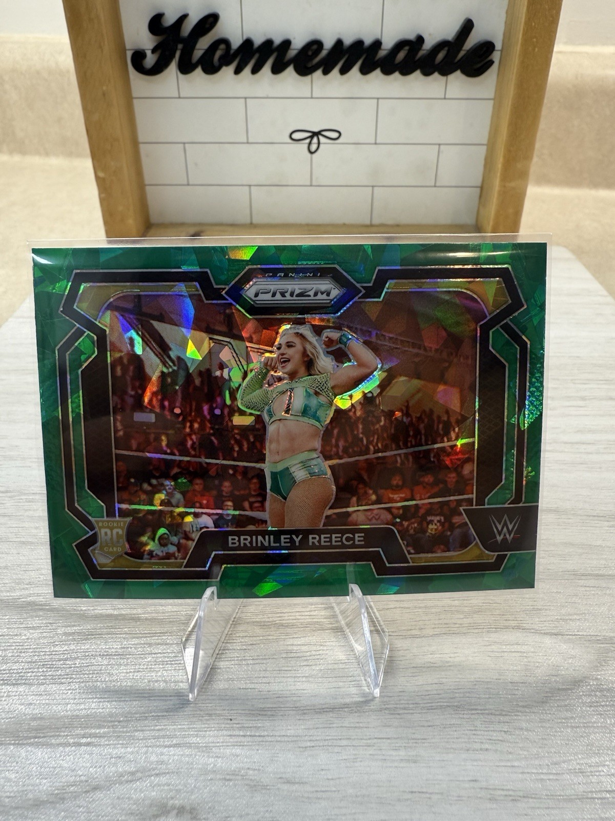 2024 Panini Prizm WWE - Brinley Reece #36 Green Prizm