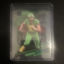 Panini 2020 Chronicles Draft Picks Clearly Donruss Justin Herbert QC-15 Blue /99