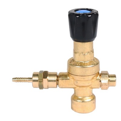 Druckminderer O² M12x1 re Sauerstoff für Einwegflaschen ohne Manometer WELDINGER
