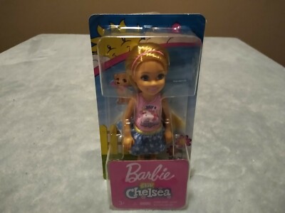 Barbie Club Chelsea Doll Unicorn   Shirt Blue Skirt Pink Headband ~NEW