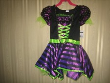 girls pretty potion witch dress costume size S 4-6 NWT