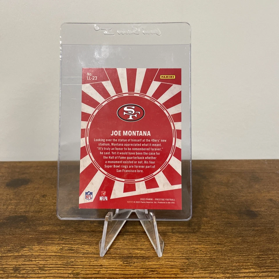 2023 Panini Prestige - Living Legends #LL-23 Joe Montana - Image 2 of 2