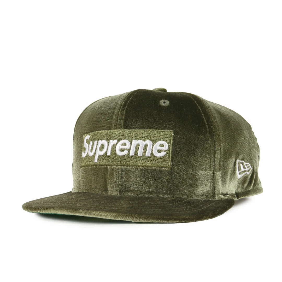 Casquette Supreme Taille : 7 1 2 (59,6 cm) 22AW NEW EERA Velour Box Logo Occasion BEEG 0