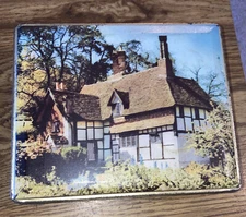 Edward Sharp & Sons Ltd Confectionery Tin, Made in England, Cottage Scene